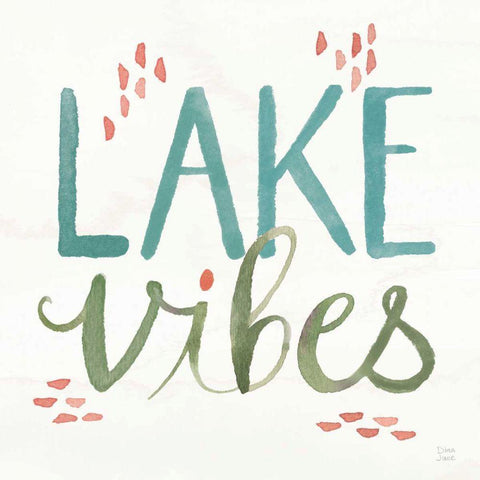 Lake Love VIII Gold Ornate Wood Framed Art Print with Double Matting by June, Dina