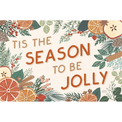 Holiday Spice I Gold Ornate Wood Framed Art Print with Double Matting by Marshall, Laura