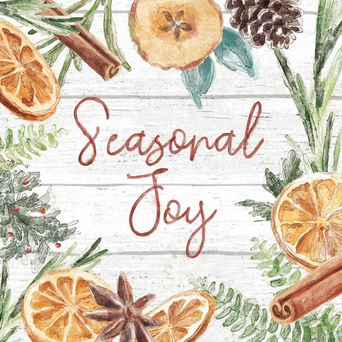 Seasonal Market V White Modern Wood Framed Art Print by Urban, Mary