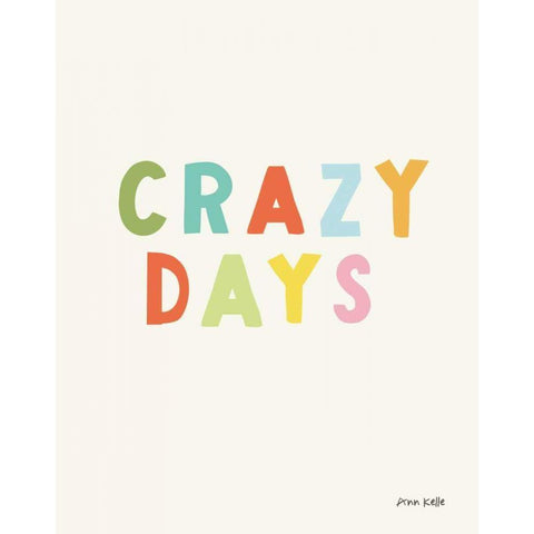 crazy days Gold Ornate Wood Framed Art Print with Double Matting by Kelle, Ann