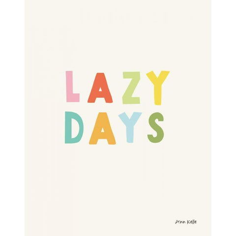 lazy days Gold Ornate Wood Framed Art Print with Double Matting by Kelle, Ann