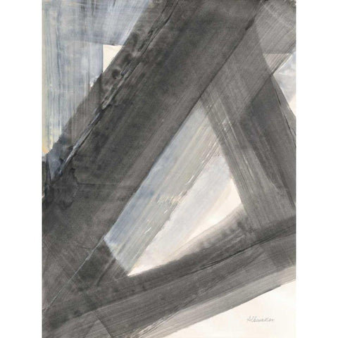 Under the Bridge I White Modern Wood Framed Art Print by Hristova, Albena