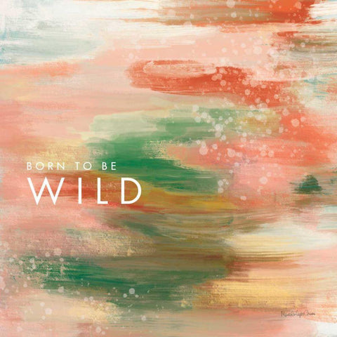 Wild Gold Ornate Wood Framed Art Print with Double Matting by Charro, Mercedes Lopez