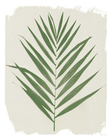 Nature By the Lake Frond III Cream Black Ornate Wood Framed Art Print with Double Matting by Rhue, Piper