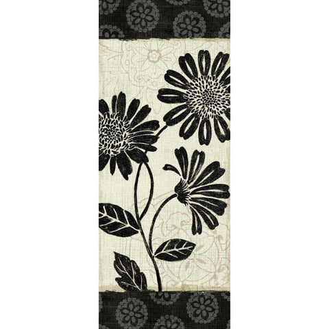 Influence IV Black Modern Wood Framed Art Print with Double Matting by Brissonnet, Daphne