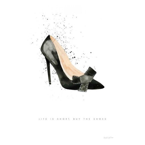 Stiletto Style III Gold Ornate Wood Framed Art Print with Double Matting by Charro, Mercedes Lopez