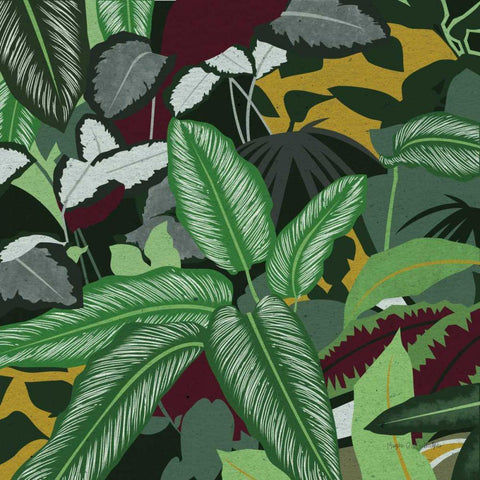 Jungle Safari II Gold Ornate Wood Framed Art Print with Double Matting by Gallagher, Megan