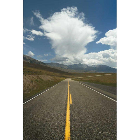 Highway 93 in Idaho Gold Ornate Wood Framed Art Print with Double Matting by Majchrowicz, Alan