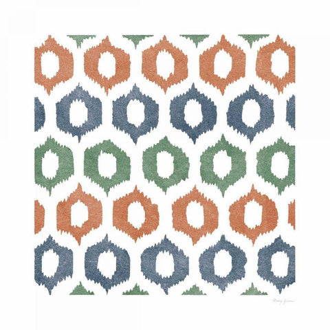 Simply Colorful I White Modern Wood Framed Art Print by Green, Nancy