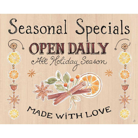 Winter Spice VII Gold Ornate Wood Framed Art Print with Double Matting by Brissonnet, Daphne