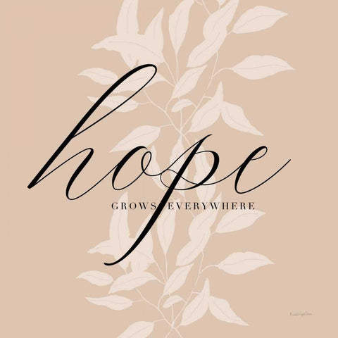 Hope Black Ornate Wood Framed Art Print with Double Matting by Charro, Mercedes Lopez