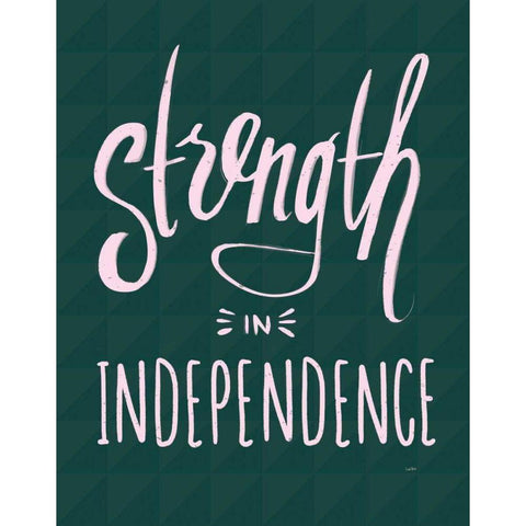 Strength II Gold Ornate Wood Framed Art Print with Double Matting by York, Leah