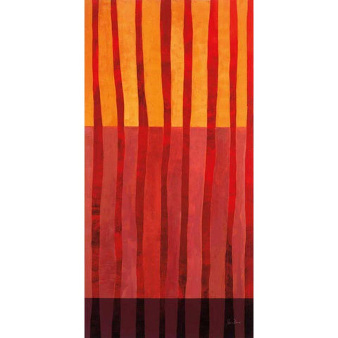 Textured Stripes II Black Modern Wood Framed Art Print with Double Matting by Davies, Jane