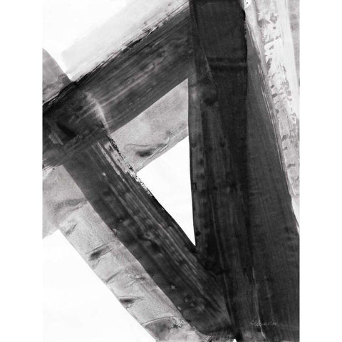 Under the Bridge IV Dark White Modern Wood Framed Art Print by Hristova, Albena