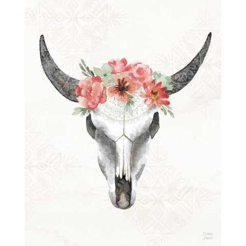 Sweet Southwest XV No Words Black Modern Wood Framed Art Print with Double Matting by June, Dina