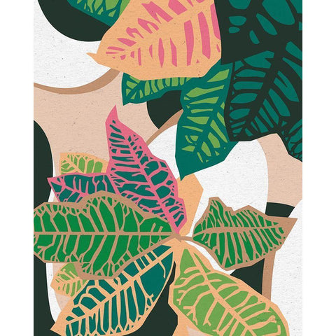Green House I Black Modern Wood Framed Art Print by Gallagher, Megan