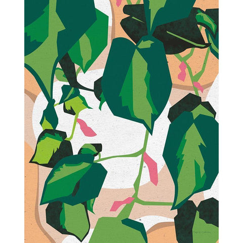Green House II White Modern Wood Framed Art Print by Gallagher, Megan