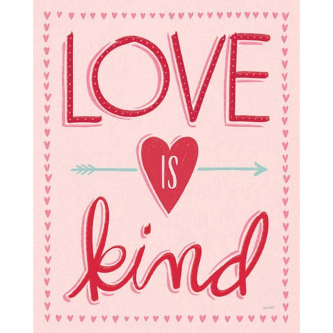 Love is Kind II Gold Ornate Wood Framed Art Print with Double Matting by Tavoletti, Anne