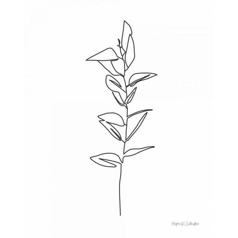 Potted Beauty IV Black Modern Wood Framed Art Print by Gallagher, Megan