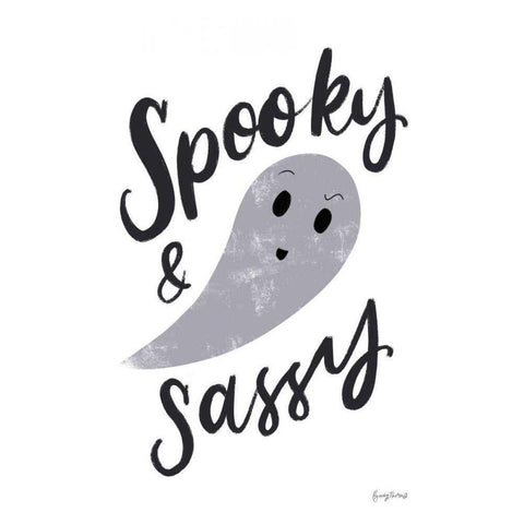 Sophisticated Spooky IB Gold Ornate Wood Framed Art Print with Double Matting by Thorns, Becky