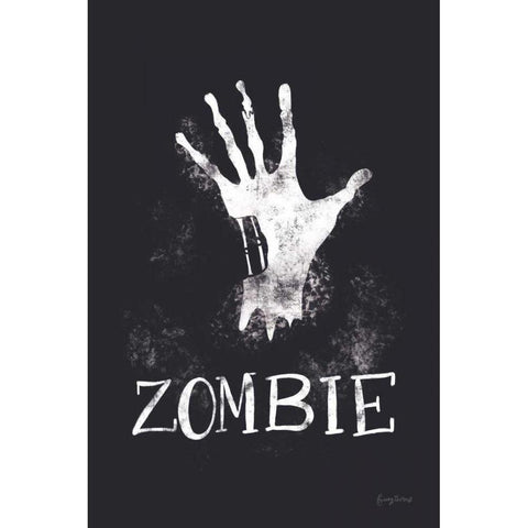 Sophisticated Spooky X Gold Ornate Wood Framed Art Print with Double Matting by Thorns, Becky