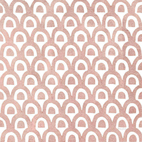 Simply Elegant XII Rose Gold Crop Gold Ornate Wood Framed Art Print with Double Matting by Green, Nancy