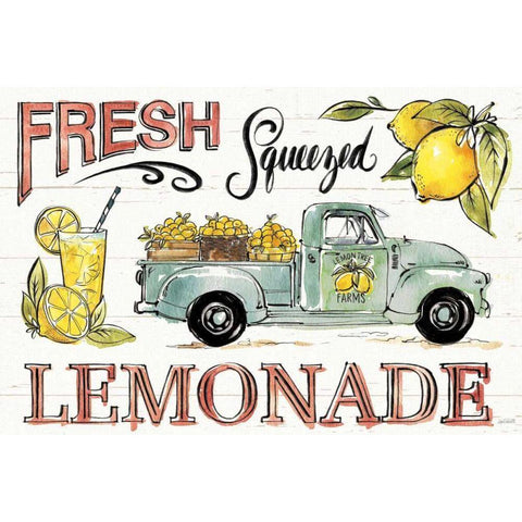 Lemonade Stand I Gold Ornate Wood Framed Art Print with Double Matting by Tavoletti, Anne