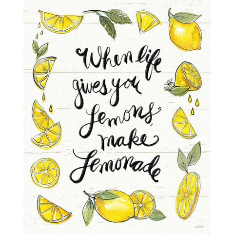 Lemonade Stand VIII Black Modern Wood Framed Art Print by Tavoletti, Anne