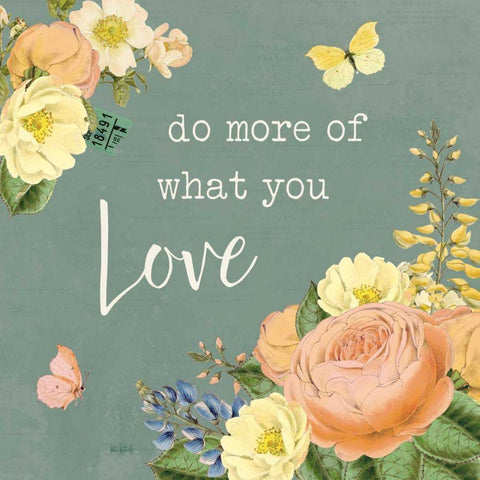 Garden District III Sage Gold Ornate Wood Framed Art Print with Double Matting by Pertiet, Katie