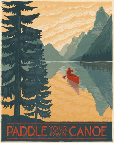 Born to Roam V White Modern Wood Framed Art Print with Double Matting by Penner, Janelle