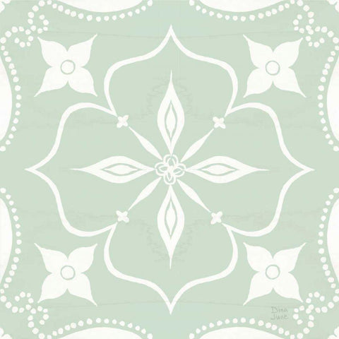 World Tour Pattern IIE White Modern Wood Framed Art Print by June, Dina