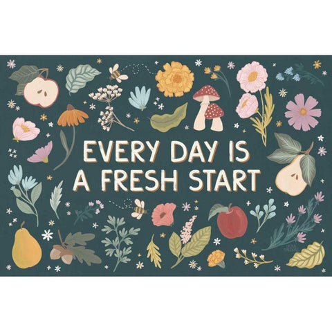 September Sweetness I Dark Black Modern Wood Framed Art Print with Double Matting by Marshall, Laura