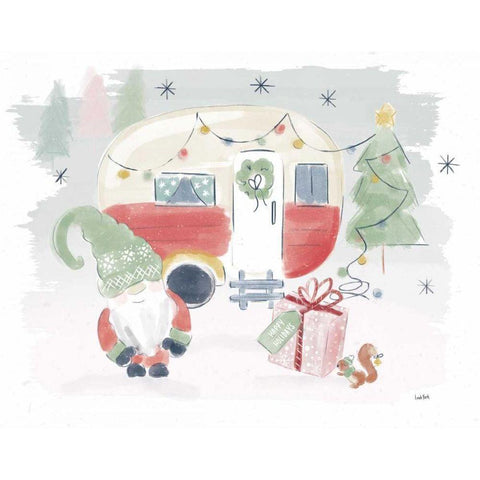 Woodland Wonders III Black Modern Wood Framed Art Print by York, Leah