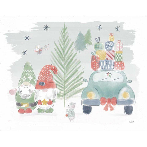 Woodland Wonders IV Black Modern Wood Framed Art Print by York, Leah