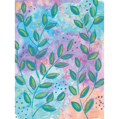 Botanical Brights I Black Modern Wood Framed Art Print by Prahl, Courtney