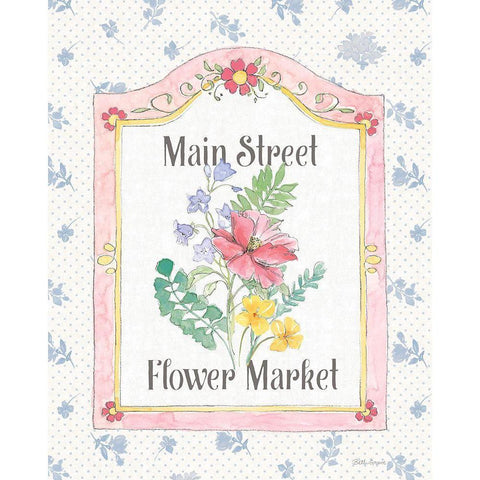 Peaceful Petals V Gold Ornate Wood Framed Art Print with Double Matting by Grove, Beth