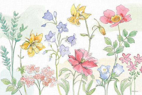 Peaceful Petals VI Black Ornate Wood Framed Art Print with Double Matting by Grove, Beth