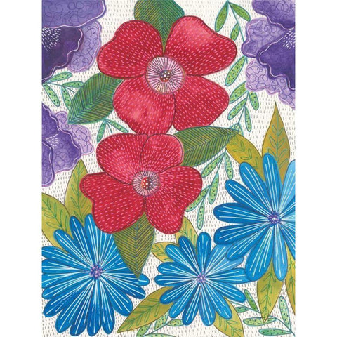 Joyful I White Modern Wood Framed Art Print by Prahl, Courtney