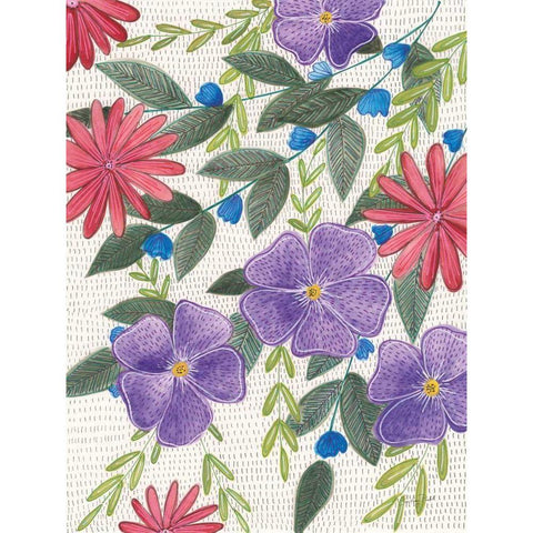 Joyful III Gold Ornate Wood Framed Art Print with Double Matting by Prahl, Courtney