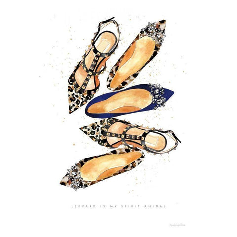 On the Wild Side III Black Modern Wood Framed Art Print by Charro, Mercedes Lopez