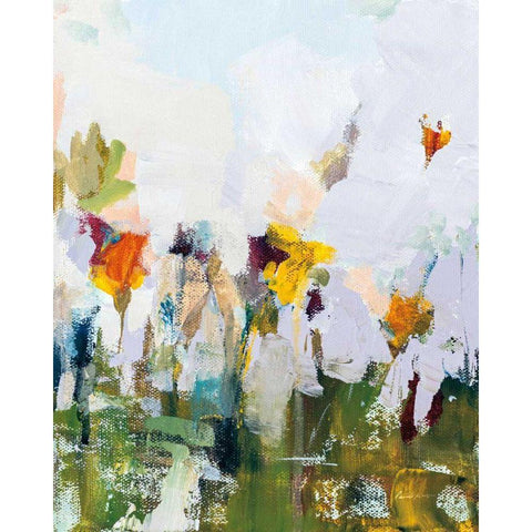 Spontaneous Summer I Black Modern Wood Framed Art Print by Munger, Pamela