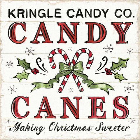 Christmas Treats V White Modern Wood Framed Art Print by Tavoletti, Anne