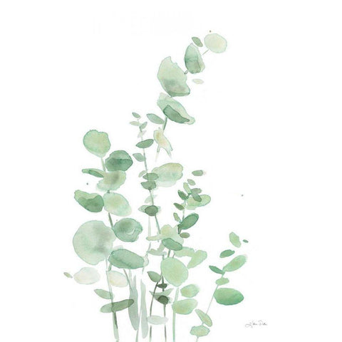 Eucalyptus I Black Modern Wood Framed Art Print by Pete, Katrina