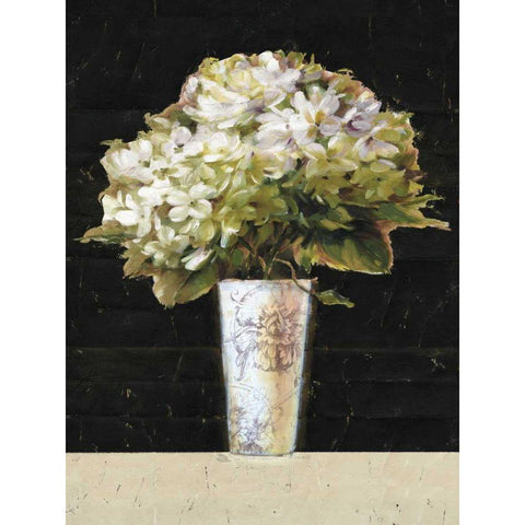 Marche de Fleurs Bouquet Black Black Modern Wood Framed Art Print by Audit, Lisa