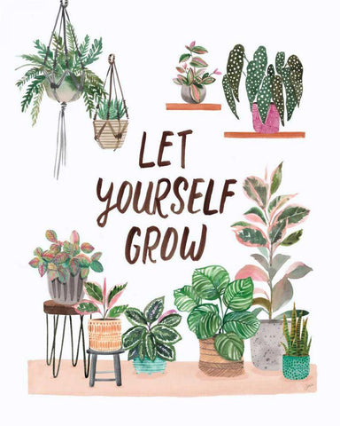 Jungle Home I Black Ornate Wood Framed Art Print with Double Matting by Panganiban, Karyn