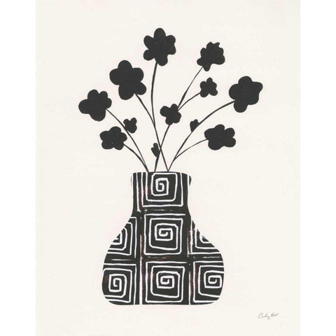 Shadow Vessel II Black Modern Wood Framed Art Print by Prahl, Courtney