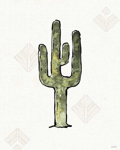 Southwest Flair VI Black Ornate Wood Framed Art Print with Double Matting by Tavoletti, Anne