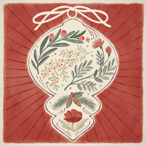 Winter Blooms VI White Modern Wood Framed Art Print by Penner, Janelle