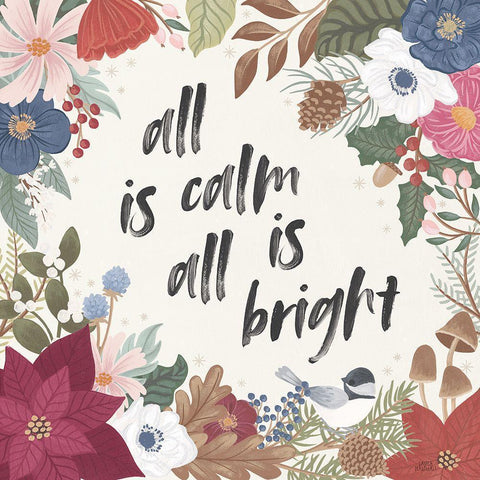 Winter Spirit VI Gold Ornate Wood Framed Art Print with Double Matting by Marshall, Laura