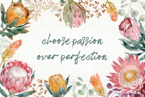 Petal Passion I White Modern Wood Framed Art Print with Double Matting by Grove, Beth